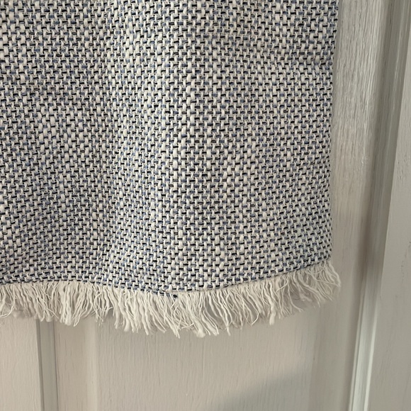 DREW By Anthropologie Tweed Fringe Top - Picture 3 of 4